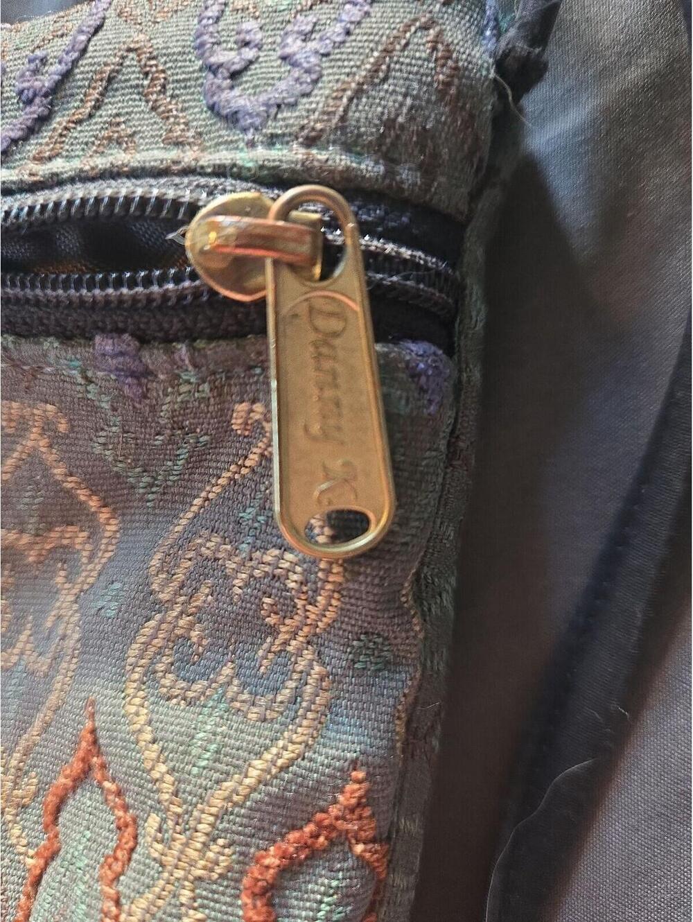 Danny K. Tapestry Crossbody Bag with Geometric Pattern - Picture 4 of 4